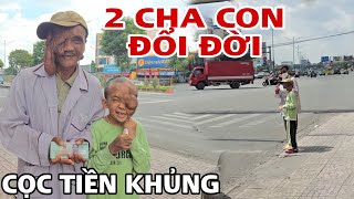 2 Cha con khuôn mặt Kỳ Lạ mưu sinh giữa trưa mừng khóc nhận Số Tiền rất khủng đổi đời.