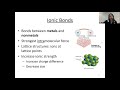 Ionic and Covalent Bonding Concepts