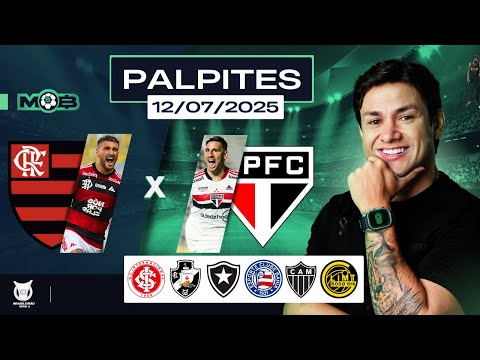 PALPITES DE FUTEBOL PARA O DIA 12 07 2025 + BILHETE PRONTO (SABADOU NO MUNDO BET)