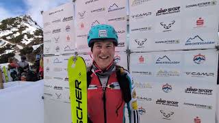 Ina Forchthammer Jennerstier Individual 8 2 2026 / Video von SKIMO Austria