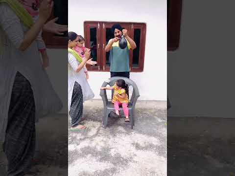 Gunnu and Appu balloon popping game khelte hue #shortvideo #youtube #shorts