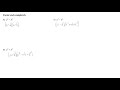 Factoring and Polynomial Operations