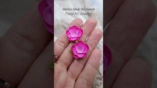 I'm so happy. ❤️ #art #polymerclay #jewelry #artist #earrings #handmade #handmadejewelry  #tutorial