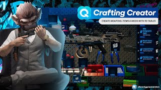 Quasar Crafting Creator for FiveM | 3D tables, weapon mods & level system