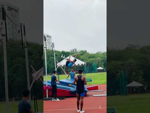 Decathlon pole vault section ✨#speed #reels #motivation #athlete #army #shortvideo