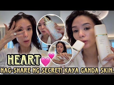 Heart ibinahagi ang secret kung bakit glass skin effect ang kanyang face ito pala ang skincare nya