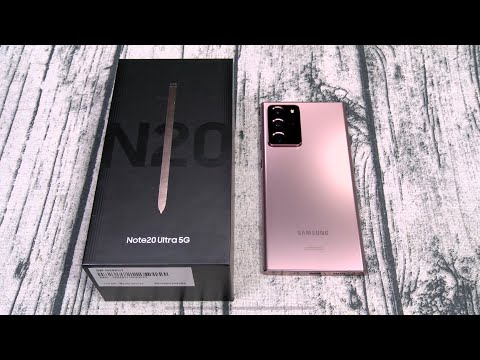 (ENGLISH) Samsung Galaxy Note 20 Ultra 5G - Unboxing and First Impressions