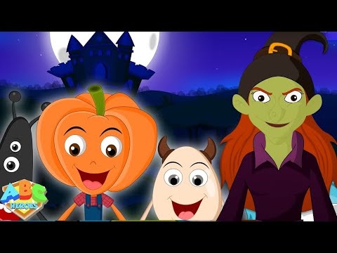 Five Little Monster Halloween Spooky Song for Kids