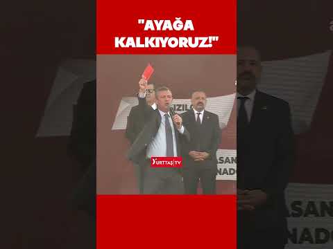 Özgür Özel İzmir'de 'Büyük Mücadeleyi' başlattı! "Ayağa kalkıyoruz!"