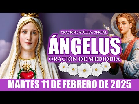 Ángelus del día de Hoy MARTES 11 DE FEBRERO DE 2025-Oraciones a la Virgen María ORACIÓN MEDIO DÍA