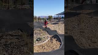Fun at the pump track.