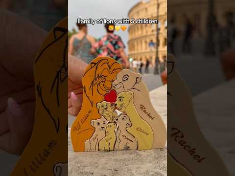 Customize yours now 💖 #woodenart #wooddesigner #wooden #disney #lionking #lions #family #love