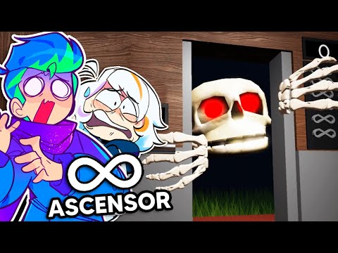 Estamos ATRAPADOS en un ASCENSOR TERRORIFIQUICO en ROBLOX