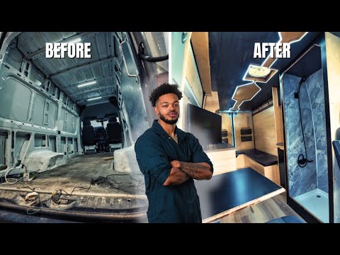 I Converted a Cargo Van into a Mobile Home for a Disabled Veteran | Full Build Start to Finish