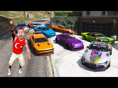 FRANKLIN BÜTÜN 2025 DRIFT ARABALARINI BULDU - GTA 5 MODS
