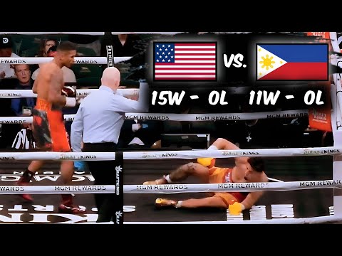 2023  fight!  KNOCK OUT  ang  INABOT  ng UNDEFEATED AMERICAN sa 19 YEAR OLD FIL-AM BOXER