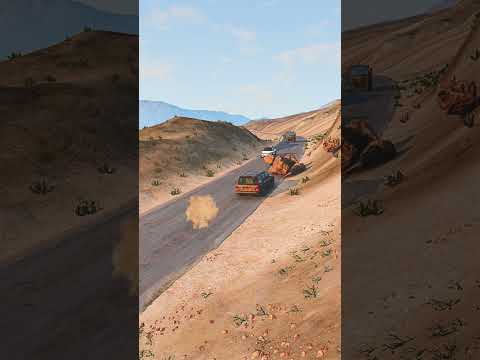 Realistic Highway Car Crashes #45