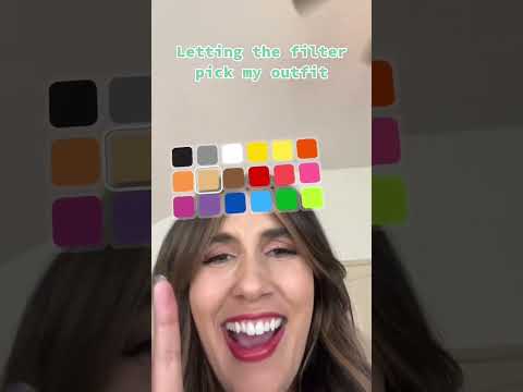 Letting The Filter Choose My Outfit | Colorful Outfit Inspiration