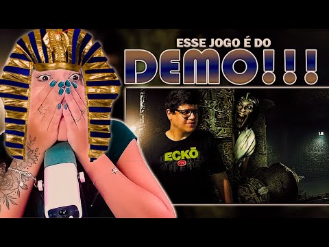 QUASE FUI DE F😭Games EduUu - ENTREI NA PIRÂMIDE DO EGITO E ME ARREPENDI! - Amenti  | REACT