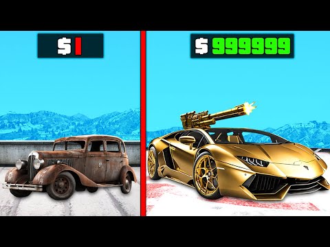 $1 to $1,000,000,000 MAFIA CAR in GTA 5