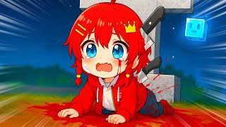 【死んじゃったの？！😭】24時間以内に死んだ友達を生き返らせるマインクラフト👻✨【まいくら・マイクラ】
