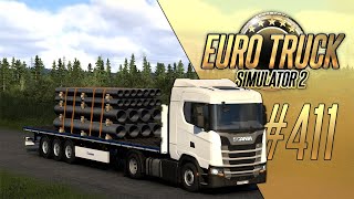 БЕСКРАЙНИЕ ПРОСТОРЫ СЕВЕРНОЙ ТАЙГИ — Euro Truck Simulator 2 (1.55.1.5s) [#411]