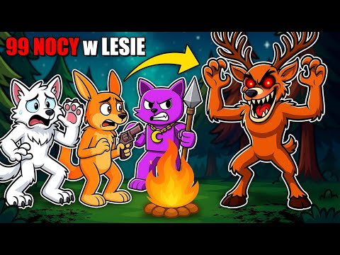 SPĘDZILIŚMY KOLEJNE 99 DNI W LESIE CAŁĄ EKIPĄ w Roblox! *było ciężko*