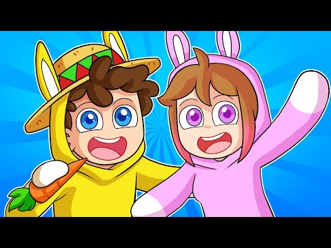 NOS CONVERTIMOS en CONEJOS! en SUPER BUNNY MAN 🥕🐰 | LINGAMES y SILVIOGAMER