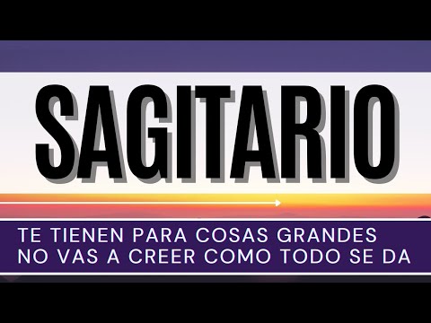 Sagitario Hoy ♐️ | Te tienen para COSAS GRANDES no vas a creer como TODO SE DA |