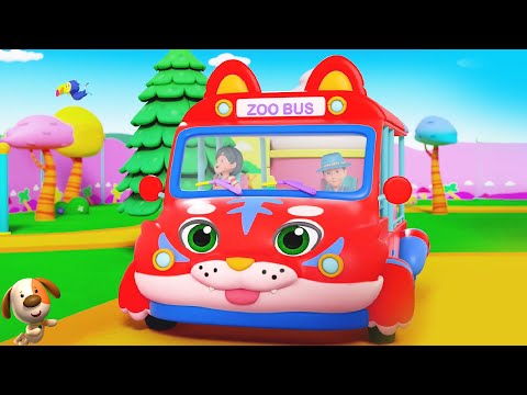 Going to the Zoo - Wheels on the Bus + More Nursery Rhymes for Kids