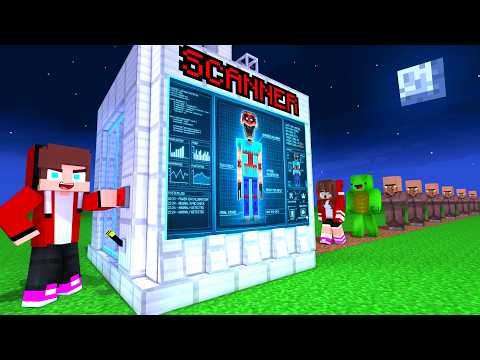MAIZEN : JJ Created a Scanner To Find Mikey’s Secrets - Minecraft Animation