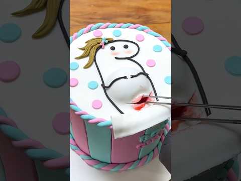 Menino ou menina? #genderreveal #cakereview #fyp