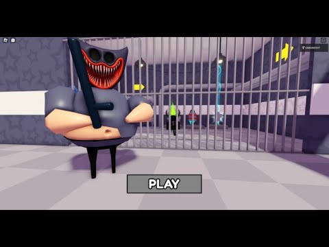 [✅NEW!]HUGGY WUGGY NIGHTMARE PRISON RUN! New Scary Obby! #roblox