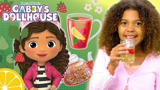 Tea Time! 🫖 Using Real Flowers for a Garden Party Picnic 💐 | GABBY'S DOLLHOUSE GARDEN MAGIC