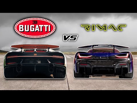 Bugatti Chiron SS vs Rimac Nevera: TOP SPEED Drag Race (250+ MPH)