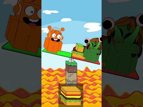 Sprunki Incredibox: Minecraft Mob Match . Sobre el columpio . Un giro inesperado !