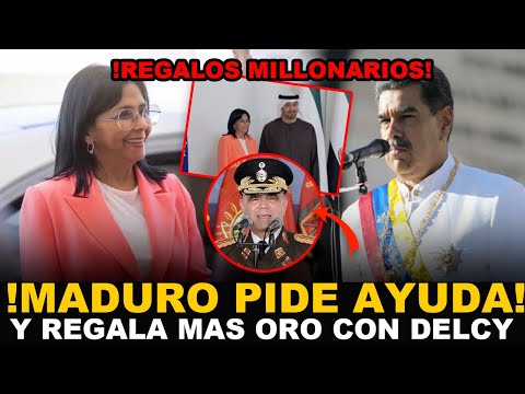 DELCY RODRIGUEZ ENTREGA ORO PARA PEDIR APOYO A LOS  EMIRATOS ARABES UNIDOS Y CERRARAN AEROPUERTOS!