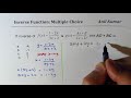 Inverse Functions and Their Properties
