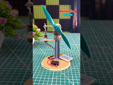 DIY Rotating Fan | DC Motor + N20 Gear Motor #shorts #dcmotor #motor