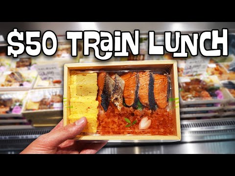 Eating $50 worth of Bento Boxes on a Japanese Bullet Train
