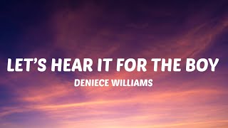 Deniece Williams - Let’s Hear It for the Boy (Lyrics) "And maybe he don't dress fine But I don't"
