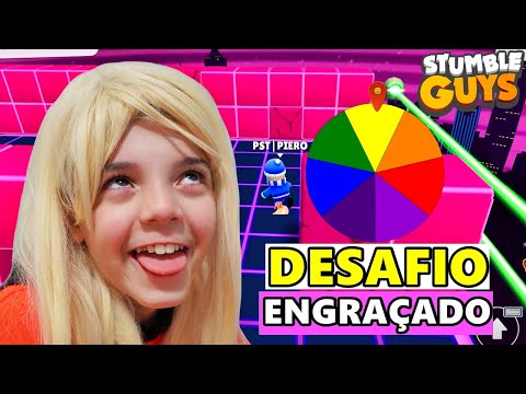 A ROLETA ESCOLHE OS DESAFIOS IMPOSSÍVEIS no STUMBLE GUYS #2 - Piero Start Games