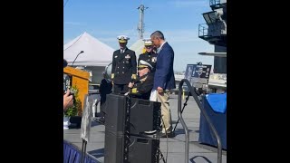Honoring Medal of Honor Recipient Captain Royce Williams | USS Midway Ceremony #shorts