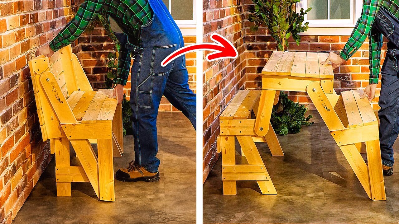 DIY Wooden Transformer Furniture: Step-by-Step Guide and Creative Ideas 🛠️
