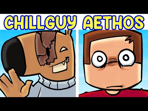 FNF VS CHILL GUY'S AETHOS (All Endings) // Aethos Guy