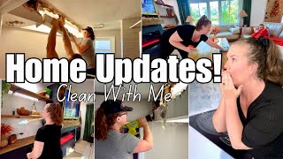 Home Updates! Clean With Me + Bathroom Makeover 