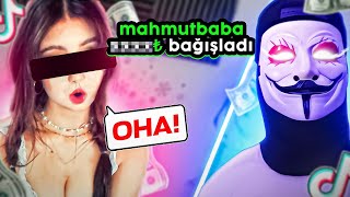 KIZ TİKTOK YAYINCISINA BAĞIŞ ATARAK HİLEYLE TROLLEDİM! BAN YEDİ! (CS 2)