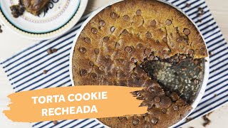 Torta Cookie Recheada | Colher de Sopa