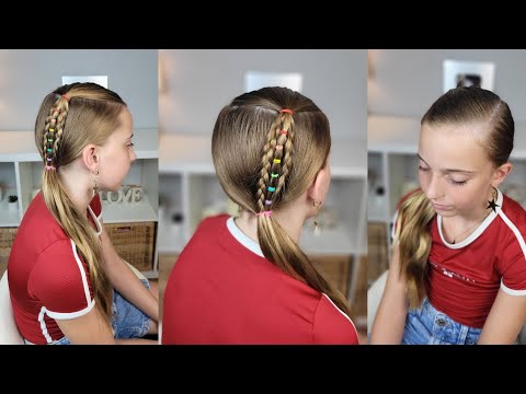 Peinado fácil en 5 minutos! Peinado vuelta al cole / Back to school hairstyle tutorial