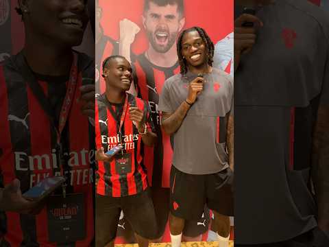 Il Giocatore Perfetto con Rafa Leao!🏄🏾‍♂️ nuovo video con il Milan sul canale🔥  #rafaleao #milan